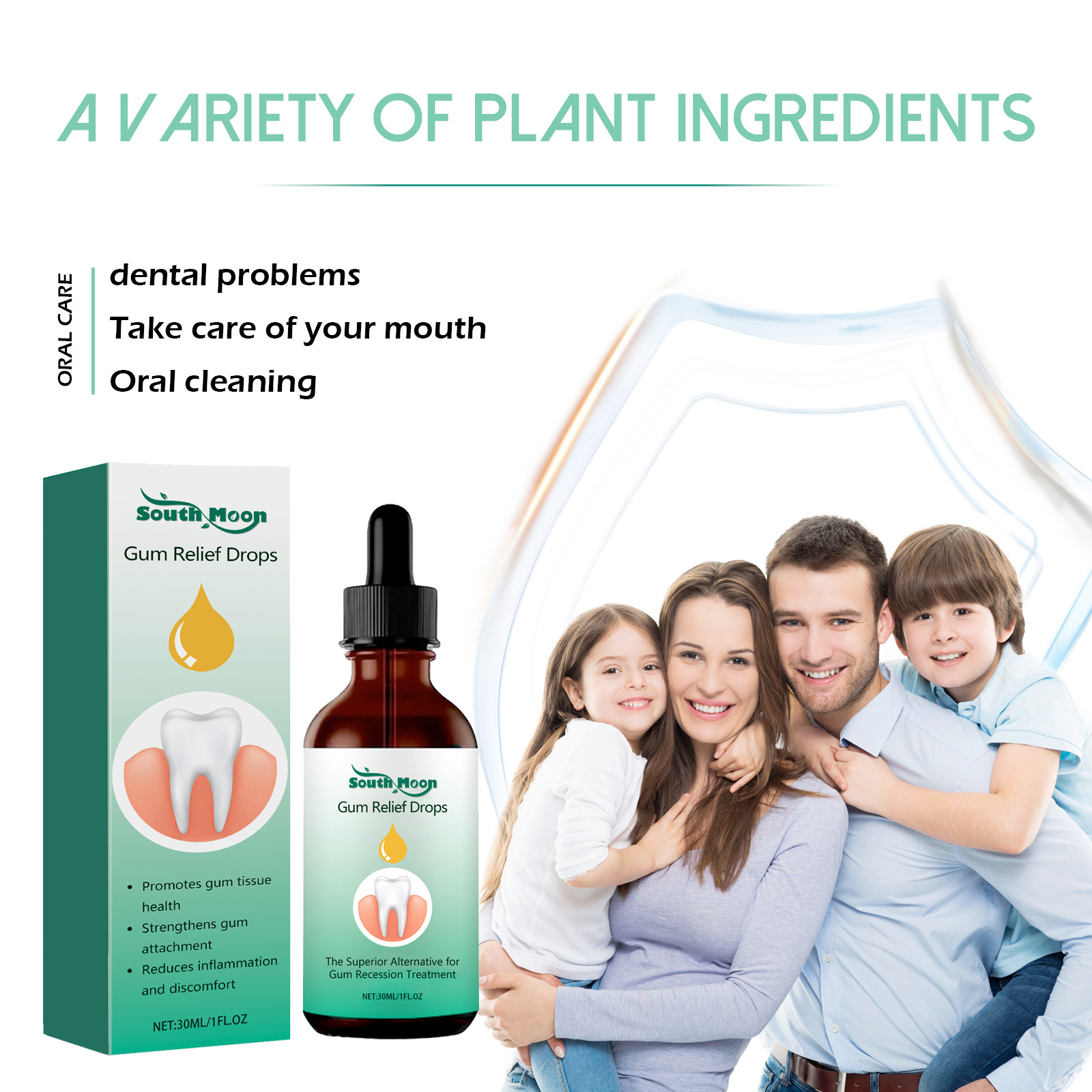 Gum Care Drops Soothing Oral Hygiene Support For Gum Health Daily Mouth Cleaner