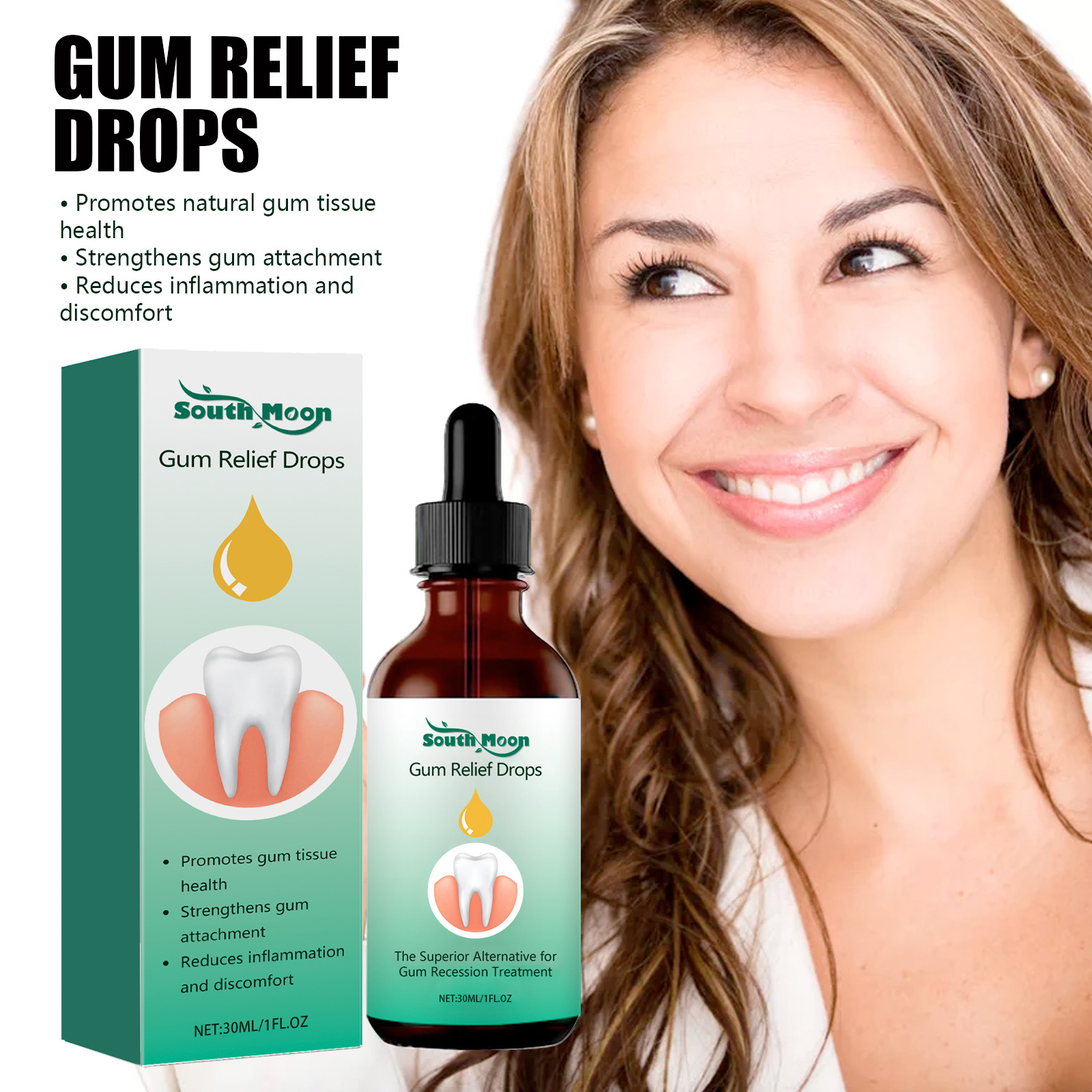 Gum Care Drops Soothing Oral Hygiene Support For Gum Health Daily Mouth Cleaner