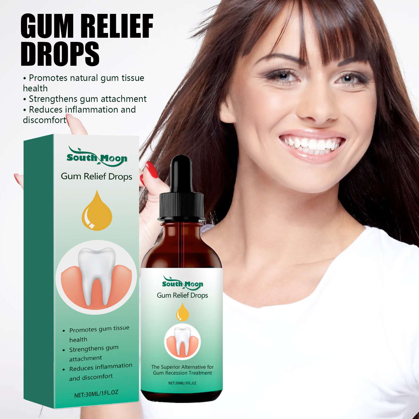 Gum Care Drops Soothing Oral Hygiene Support For Gum Health Daily Mouth Cleaner