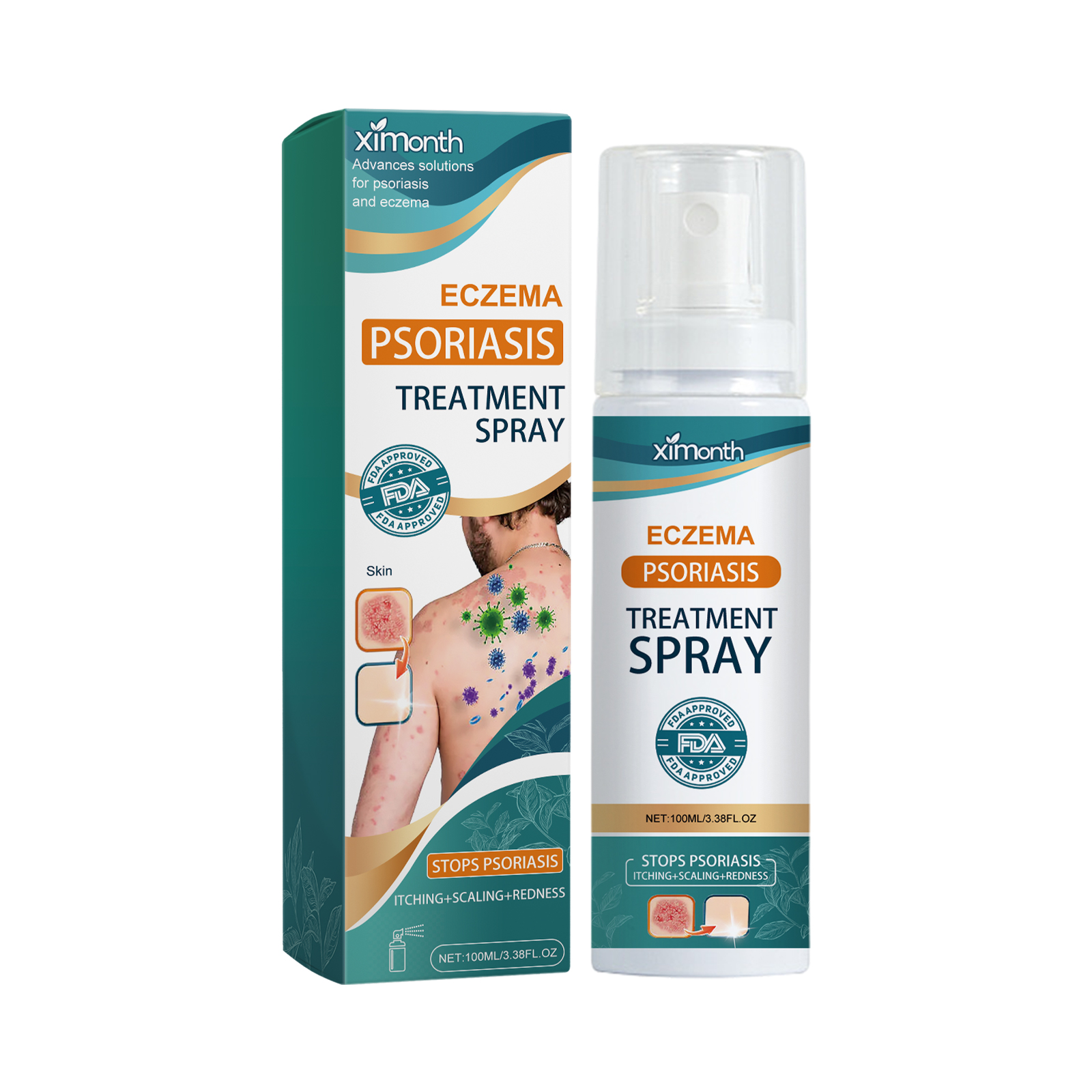 Skin Repair Spray Soothing Itching Redness Peeling Relief For Hands Feet Tinea Fungus Care Daily Skin Treatment