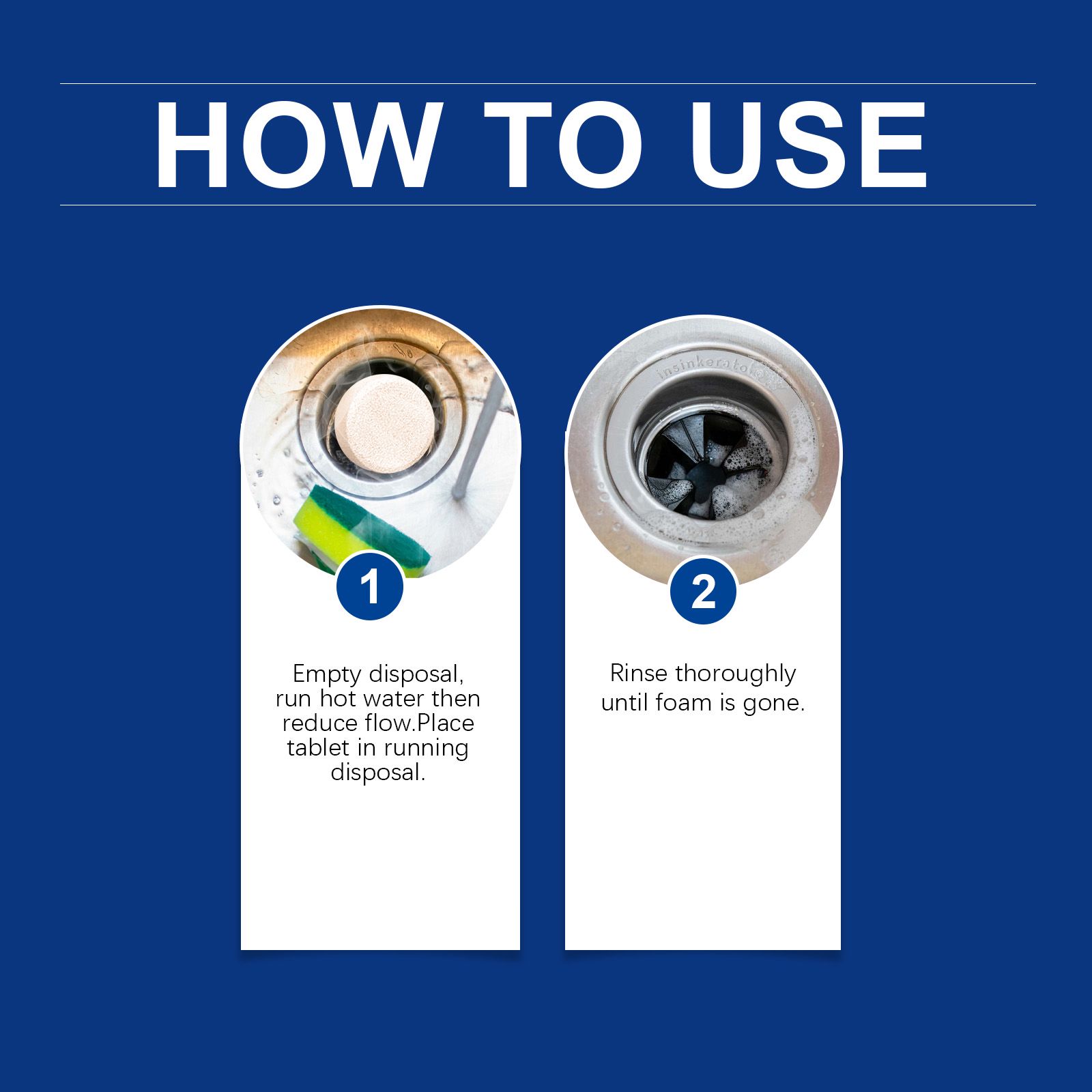 Garbage Disposal Cleaning Tablets For Daily Deodorizing And Kitchen Sink Care