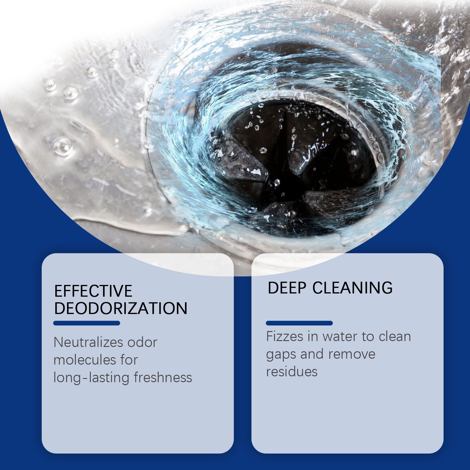 Garbage Disposal Cleaning Tablets For Daily Deodorizing And Kitchen Sink Care
