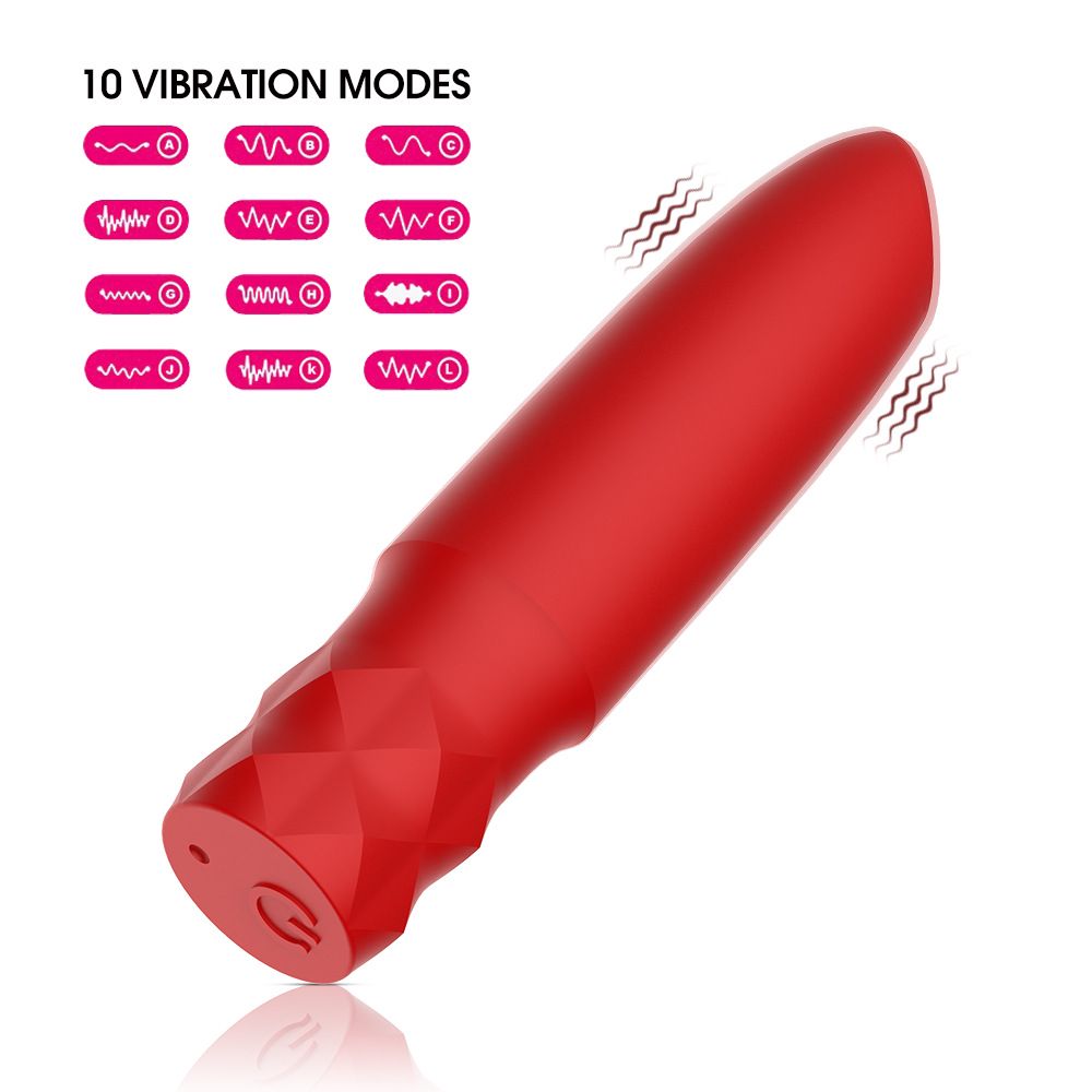 (Black) Bullet Vibrators Rechargeable Strong Vibration Silicone Bullet Flower Shaped Love Egg Women Masturbation Massage Mini Vibrating Wand Adult Products