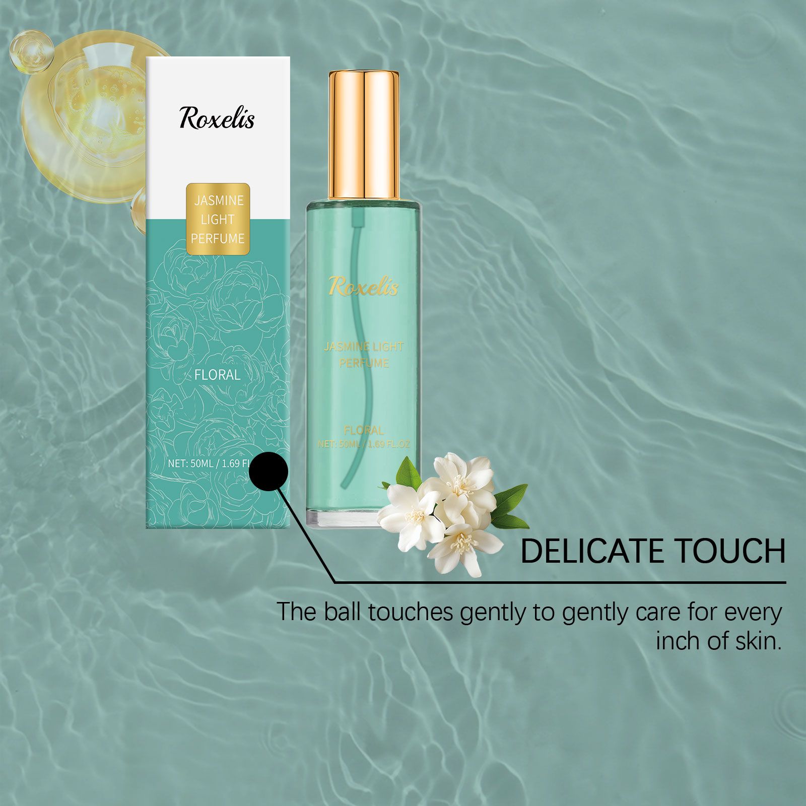 Jasmine Perfume Fresh Woody Floral Long Lasting Portable For Daily Wear