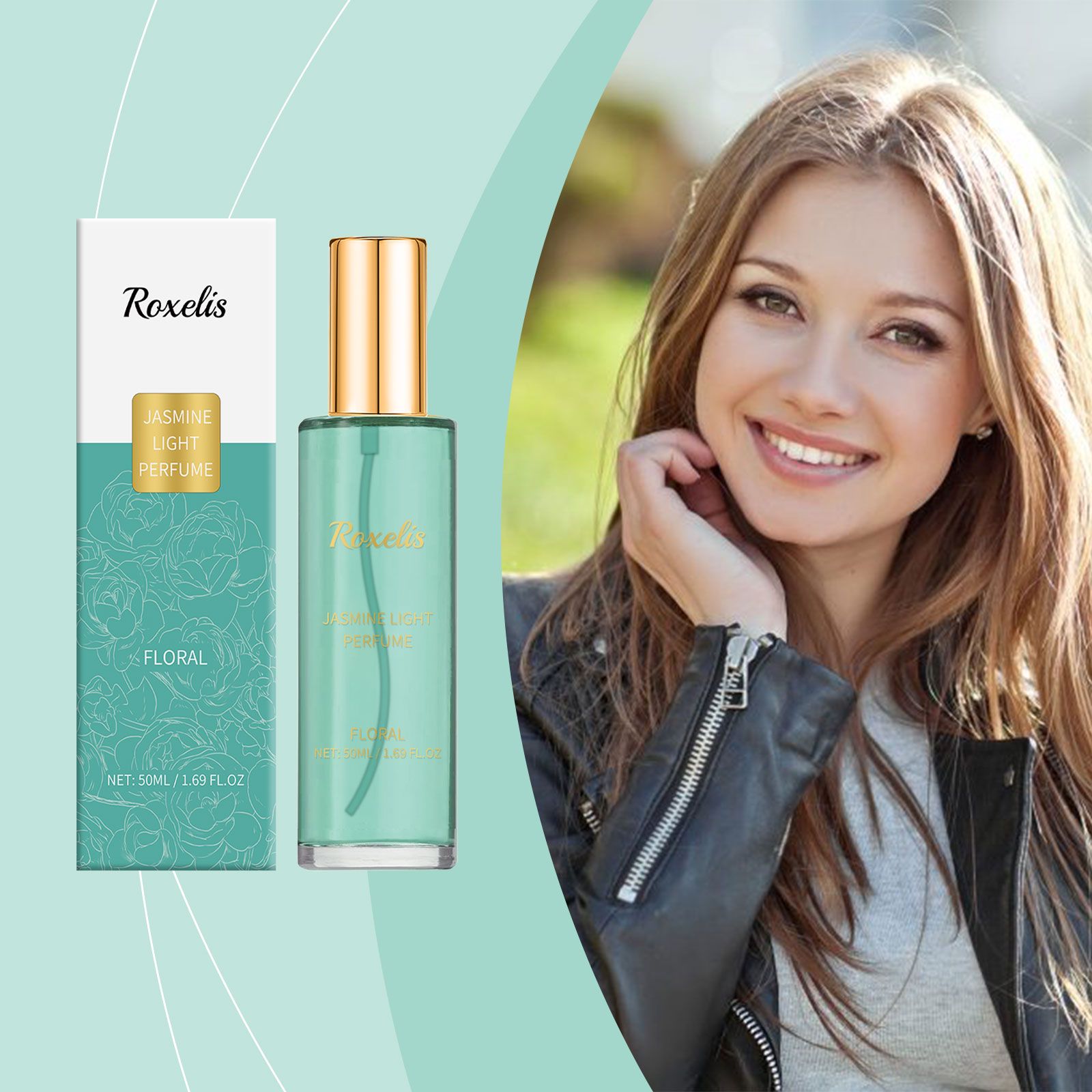 Jasmine Perfume Fresh Woody Floral Long Lasting Portable For Daily Wear