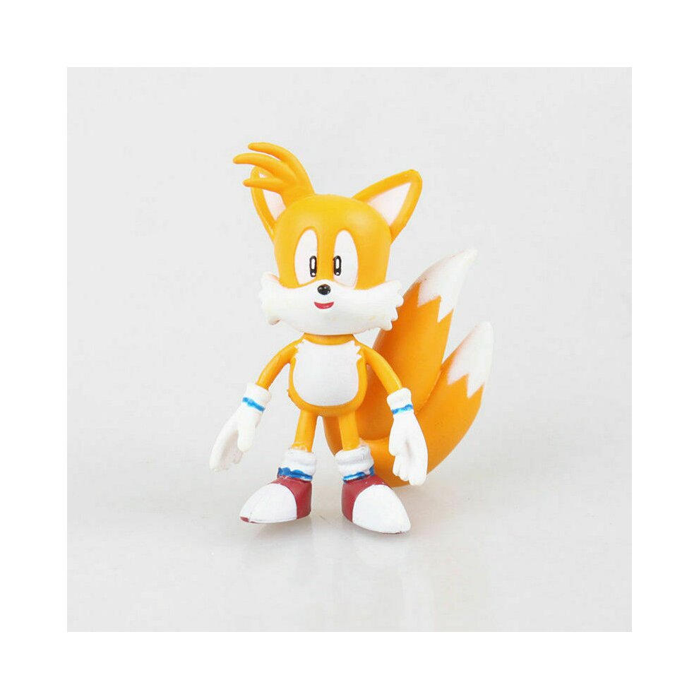 6 Pcs Sonic Classic The Hedgehog PVC Action Figure Model Toys