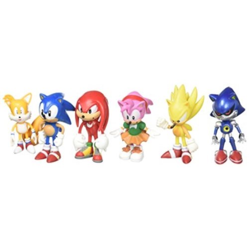 6Pcs Sonic the Hedgehog PVC Action Game Figure Model Toy Collectible Decor Gift
