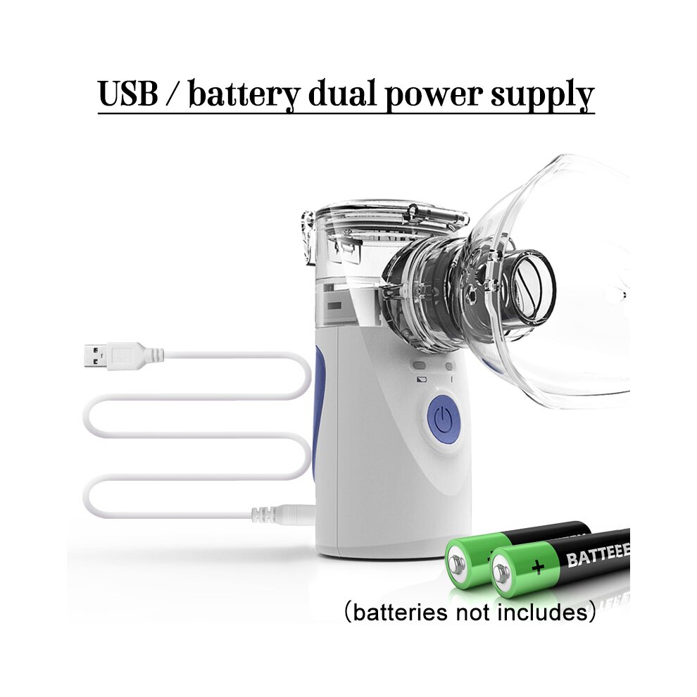Portable Travel Nebulize Inhaler Ultrasonic Respirator Machine Mesh Rechargeable