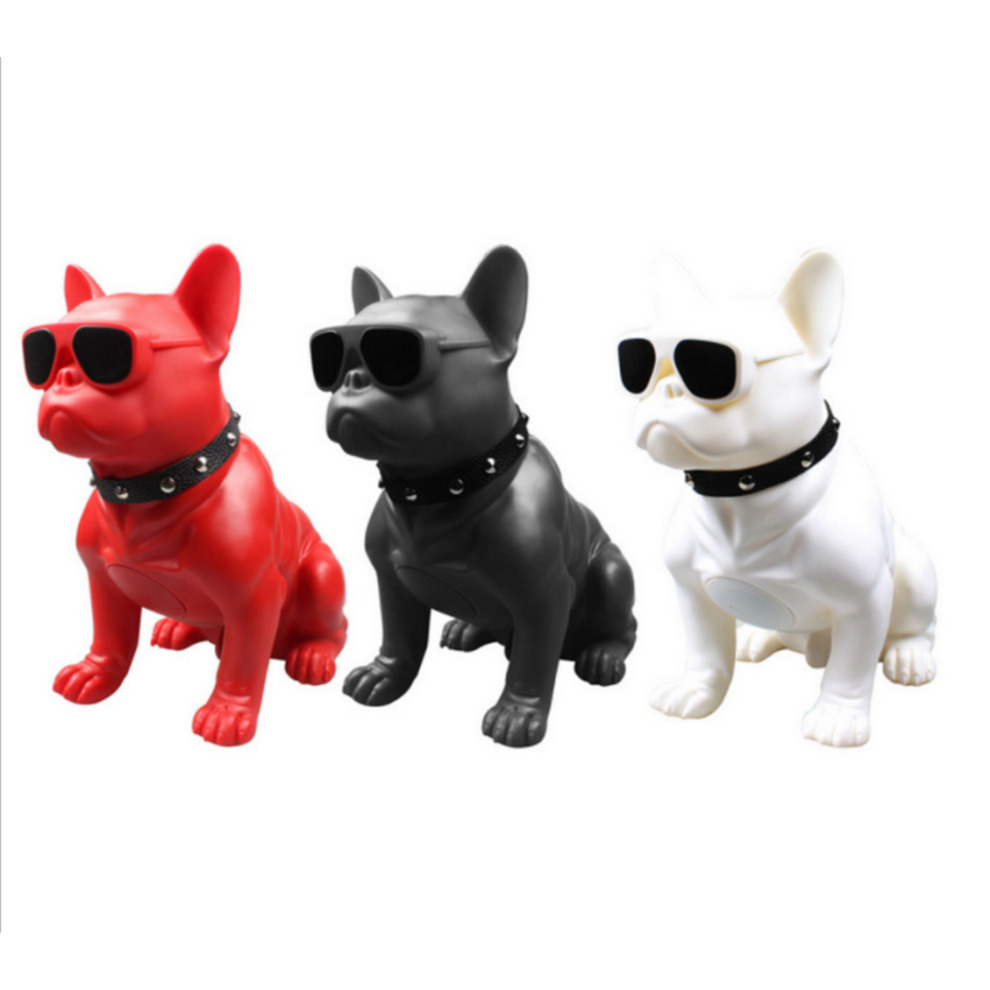 (White) Bulldog Bluetooth Speaker,Cool Bluetooth Speake