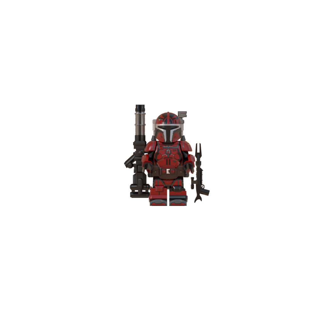 Star Wars Minifigures Building Blocks Toys Set Compatible Lego Clone Wars Mandalorian Troopers Action Figures with Weapons 8pcs Pack for Boys Kids Movies Fans Collection and Gifts Birthday Party Decoration Cake Toppers Moive Toy for Room Decor