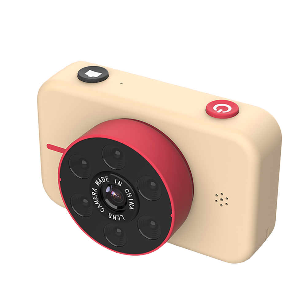 (Yellow) Digital Camera Kids Camcorder Video Recorder Child Camera Toys Outdoor Plays Dual Lens 50 MP 1080P HD IPS Screen with 32G TF Card for Toddler Boys Gifts