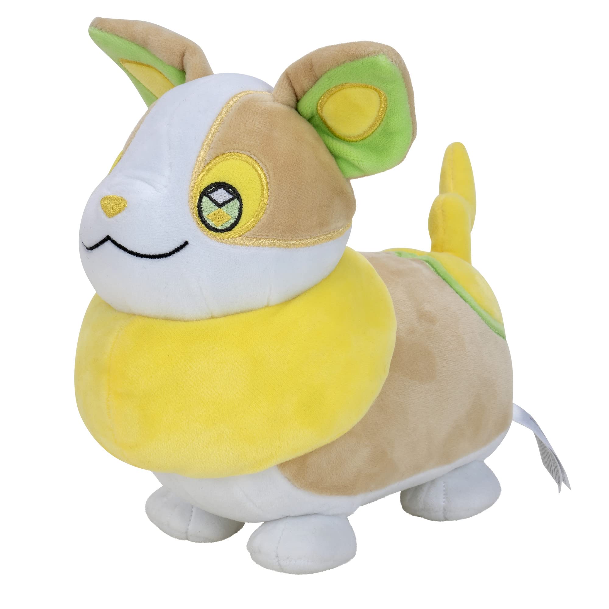 Pokémon Yamper Plush Toy Anime Character Soft Doll Cartoon Stuffed Toys Fans Collection Figures Christmas Stocking Fillers Birthday Present for Boys Girls 8 Inch