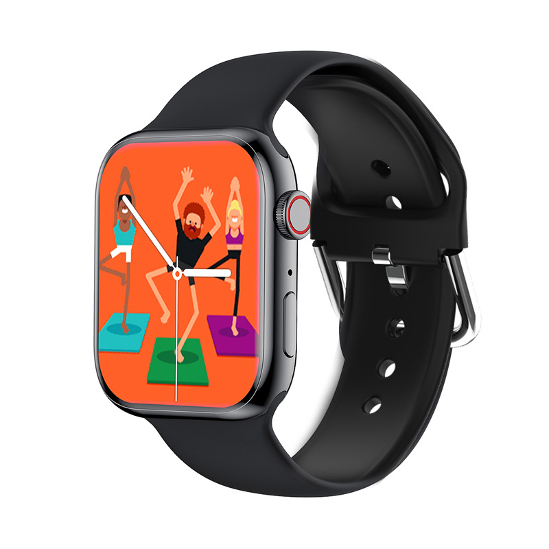 (Black) Smart Watch for Android iOS Women Men Fitness Watch Multi Sport Modes