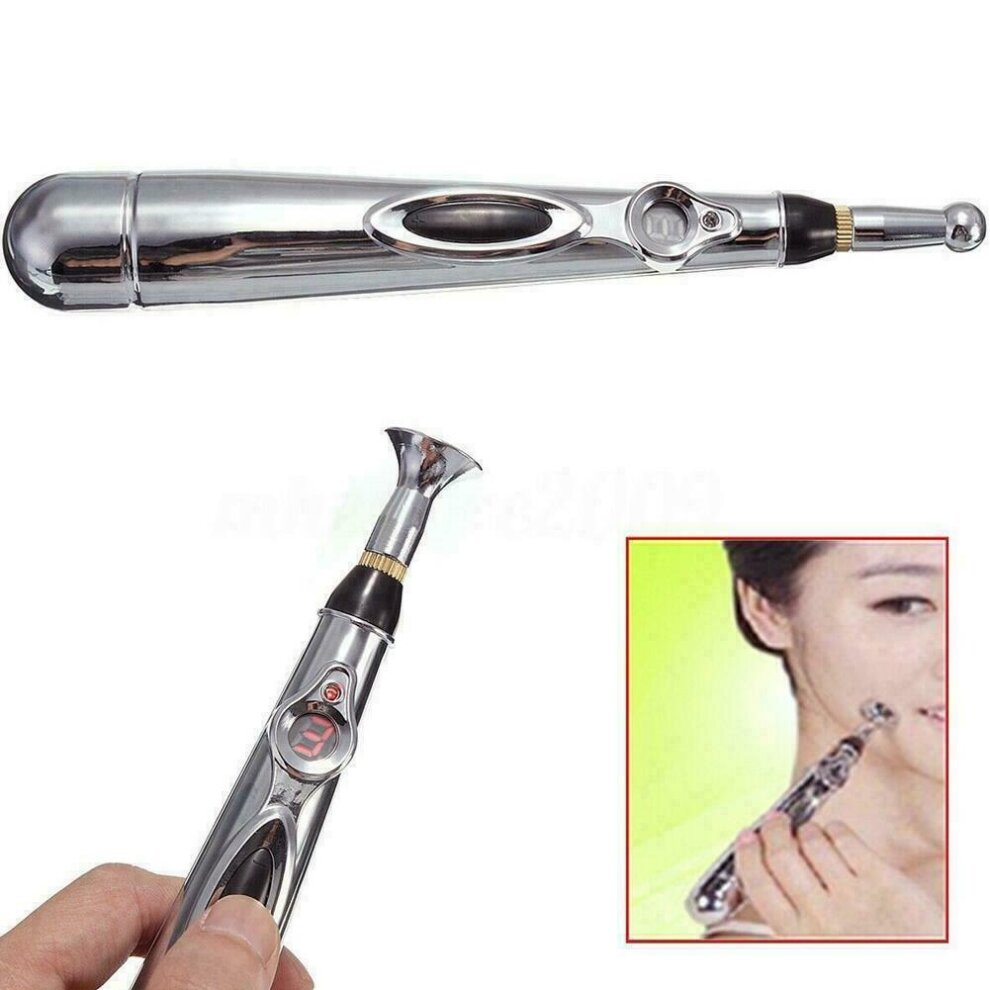 Electronic Laser Acupuncture Massager Pen Magnet Therapy Meridian Body