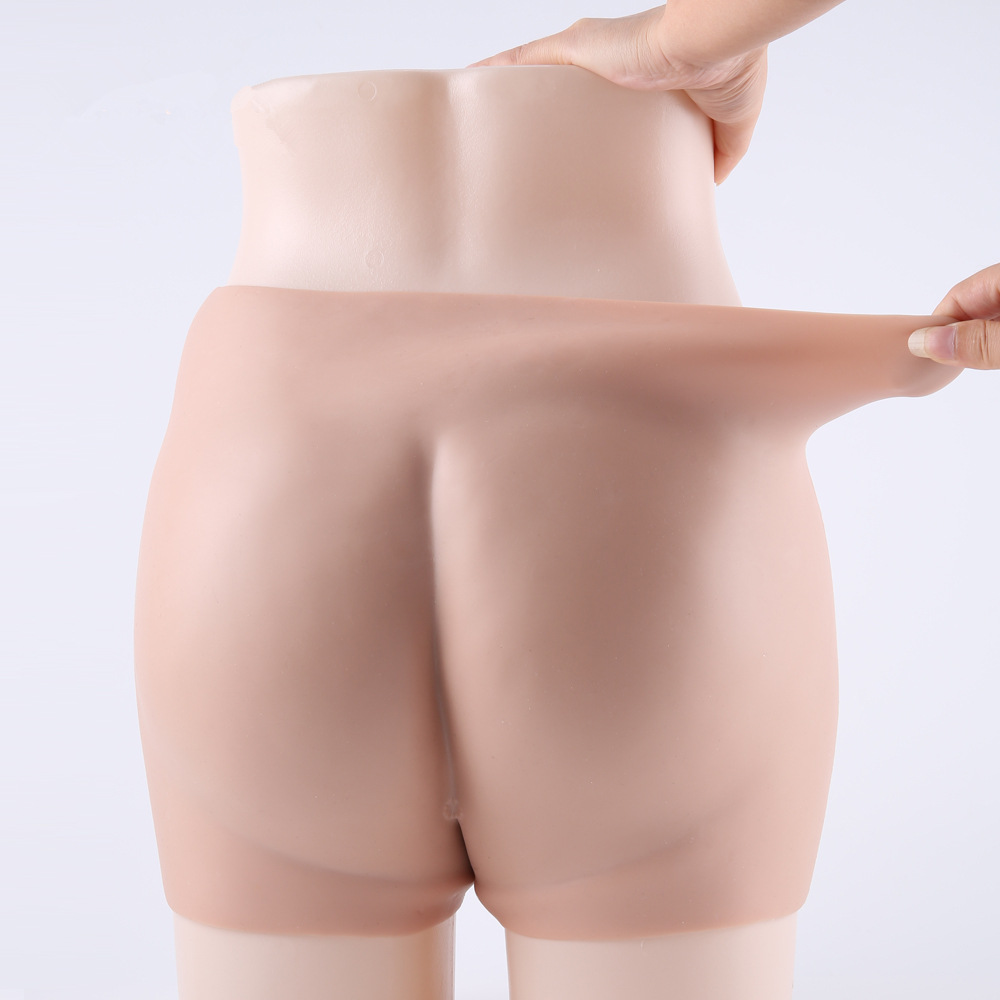 (flesh color~skin color) Realistic Fake Vaginal Shaper Crossdresser Pussy Pants Soft Silicone Panty Hiding Gaff Panty Hip Enhancer for Cosplay Transgender Crossdresser Drag Queen