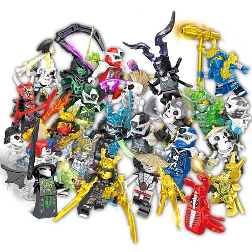 24Pcs/set  Ninjago Mini Figures Building Blocks Children Toys