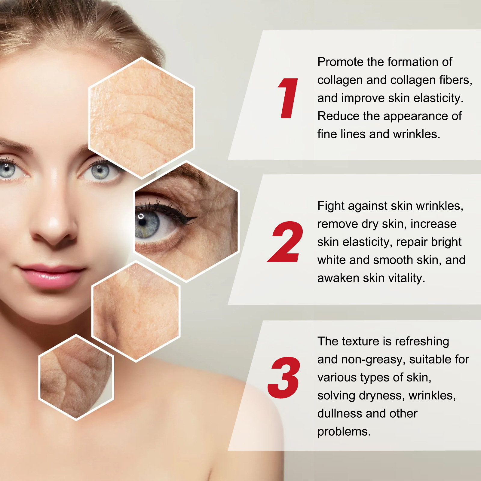 Face Firming Cream Neck Tightening Cream Hydrating Firming Facial Cream Lighten Fine Lines  Deep Moisturizing Wrinkle Removal