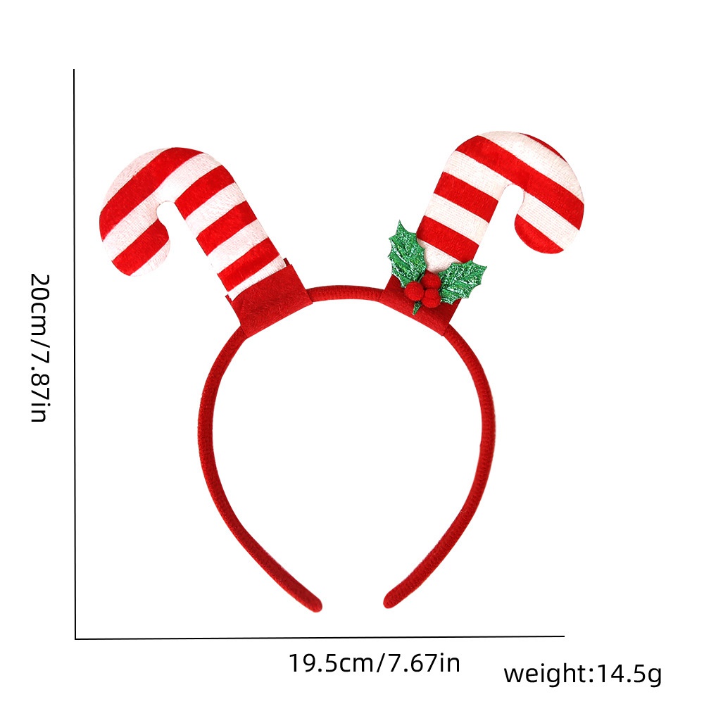 (A) 5 PCS Christmas Headbands Reindeer Antler Xmas Tree Head Hat Toppers Costume Headbands for Christmas Holiday Parties Annual Holiday Photos Booth