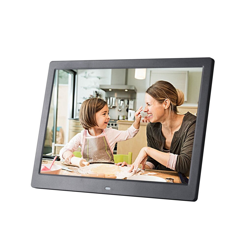 (Black) 10 Inch HD Digital Photo Frames Video Gift Christmas