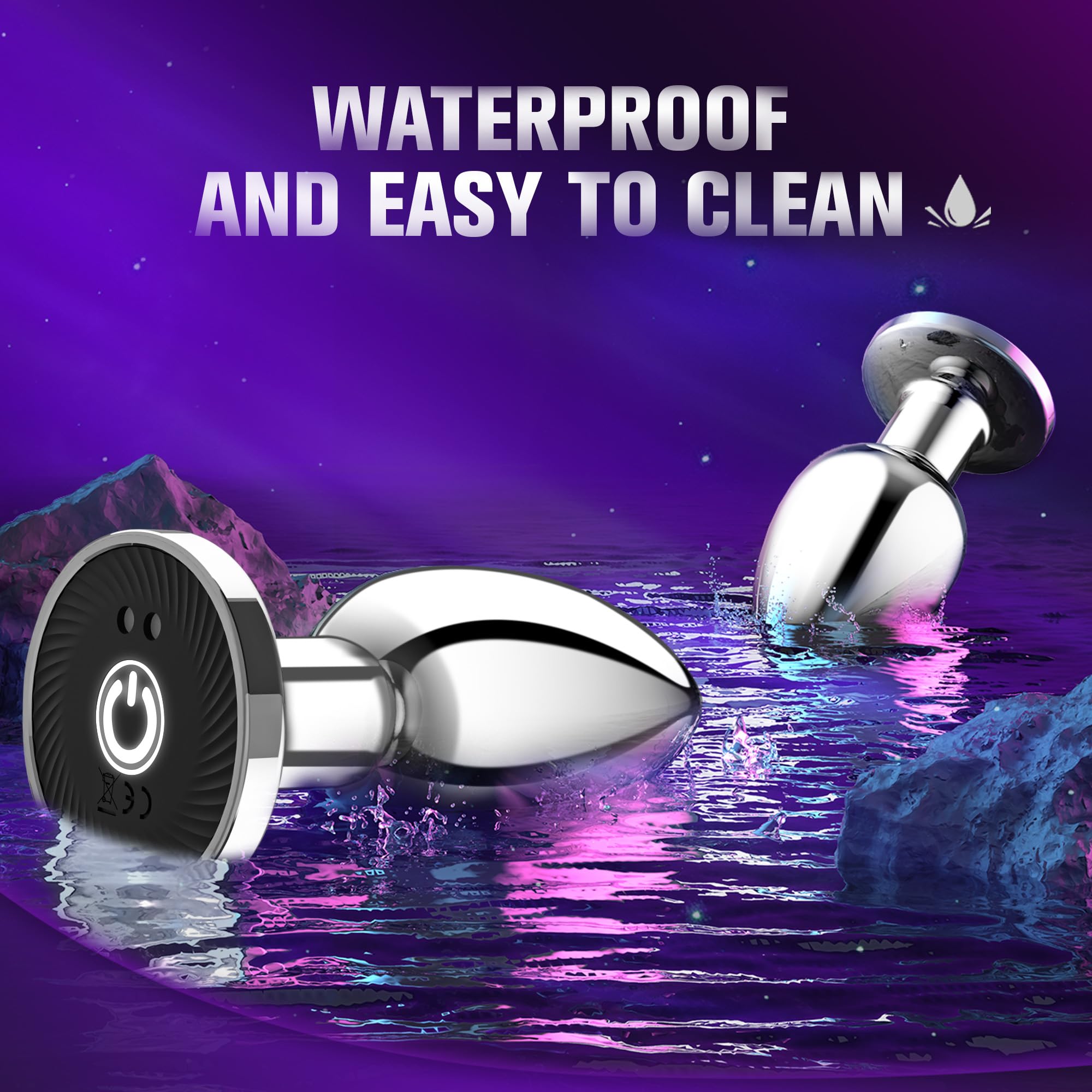 (S) Vibrating Anal Plug Anal Toys Butt Plug 10 Modes Remote Control Vibrator Male Sex Toys for Women Couples Waterproof Adult Toys G Spot Anal Plugs Beads