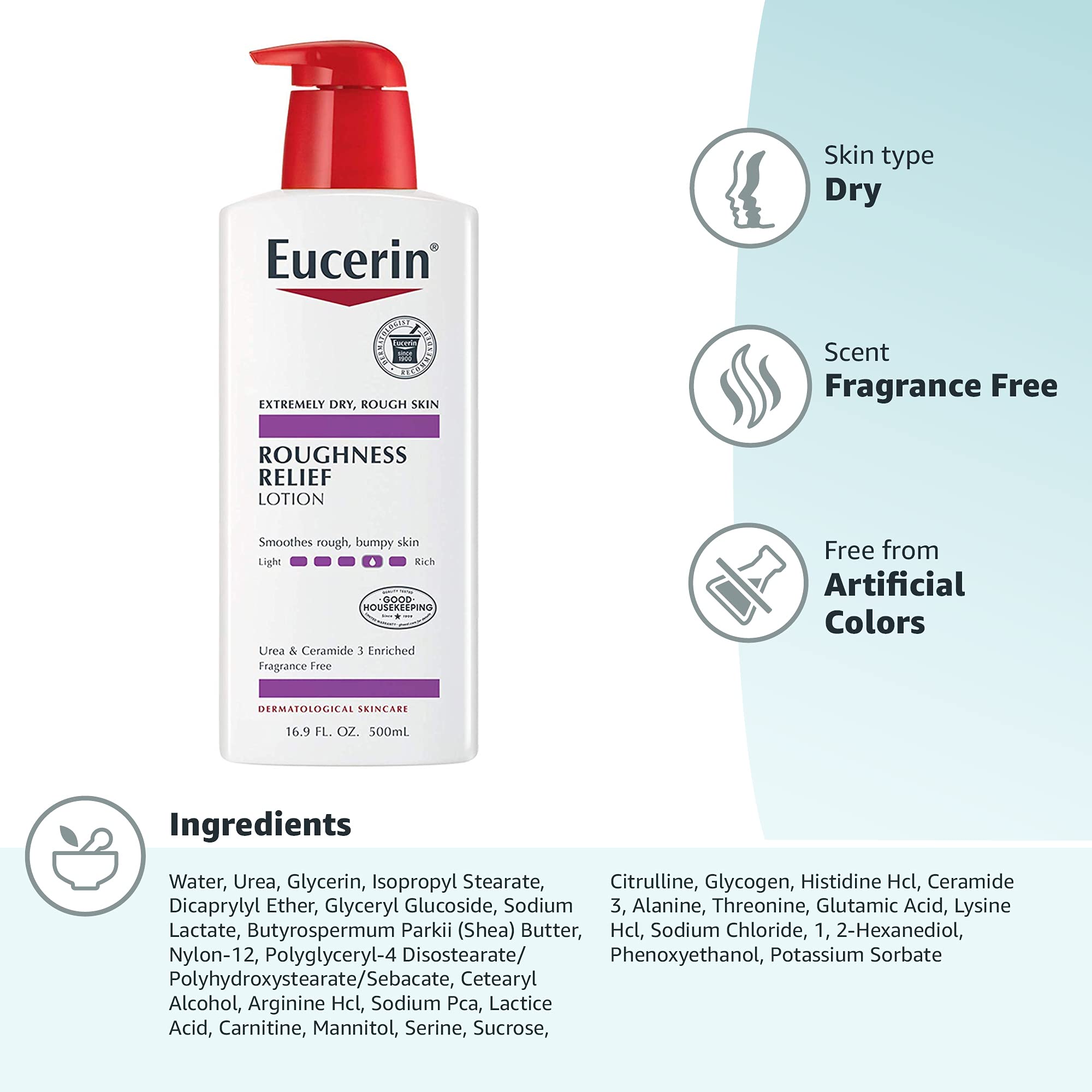 Eucerin Roughness Relief Lotion 16.9 Fluid Ounce