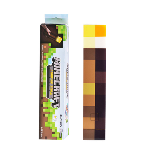 Minecraft Night Light Torch Building Block Lamp Kids Xmas Gift