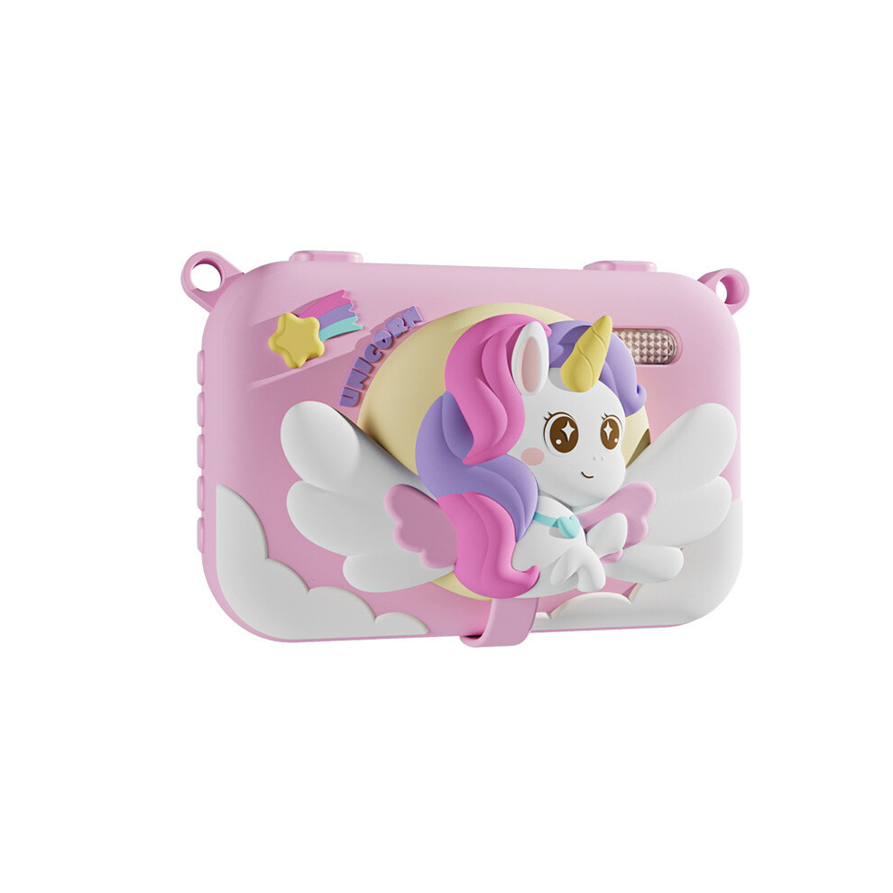 Unicorn Screen Children Dual Camera 48MP With Cute Silicone Case Gift Toy