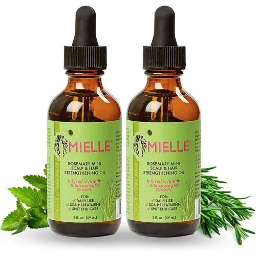2X Mielle Rosemary Mint Scalp &Hair Strengthening Oil For Hair Growth