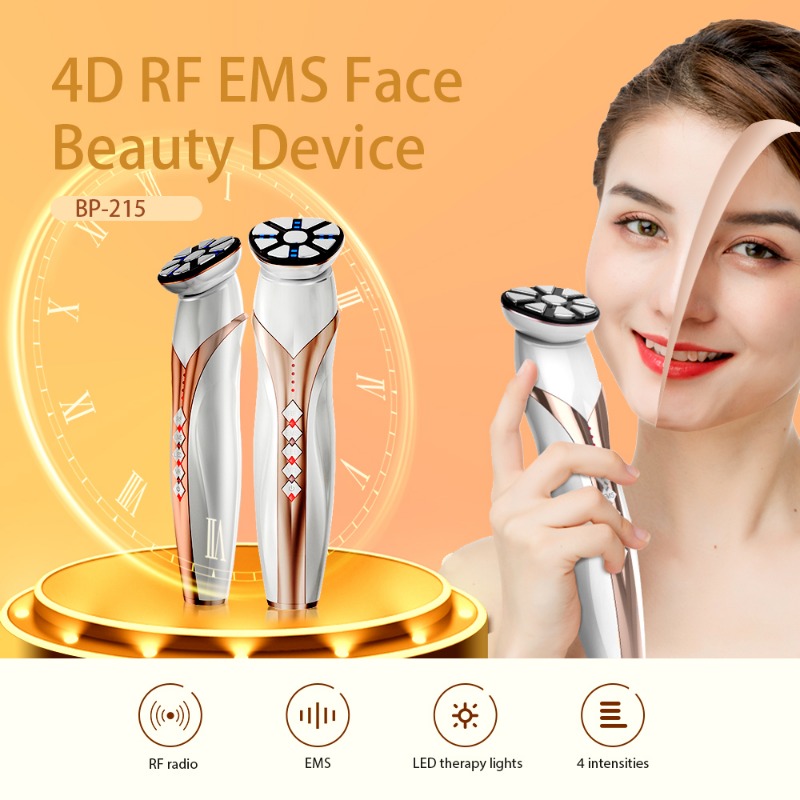 RF Beauty Instrument Facial Photon Skin Rejuvenation Radio Frequency Device Inductive Therapeutical Led Light Therapy Lifting Face Massager Beauty Tools