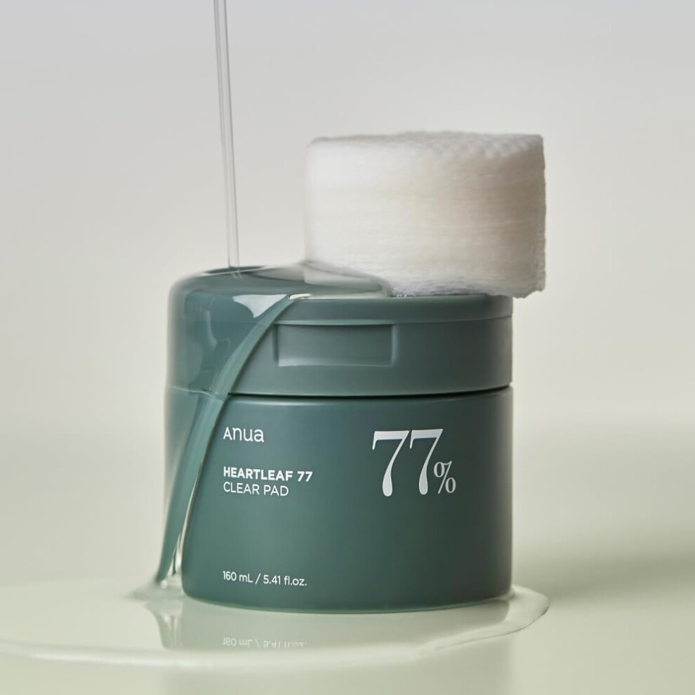 ANUA Heartleaf 77 Toner Pad 70 Sheets  PHA Dead Skin Care Low pH Daily