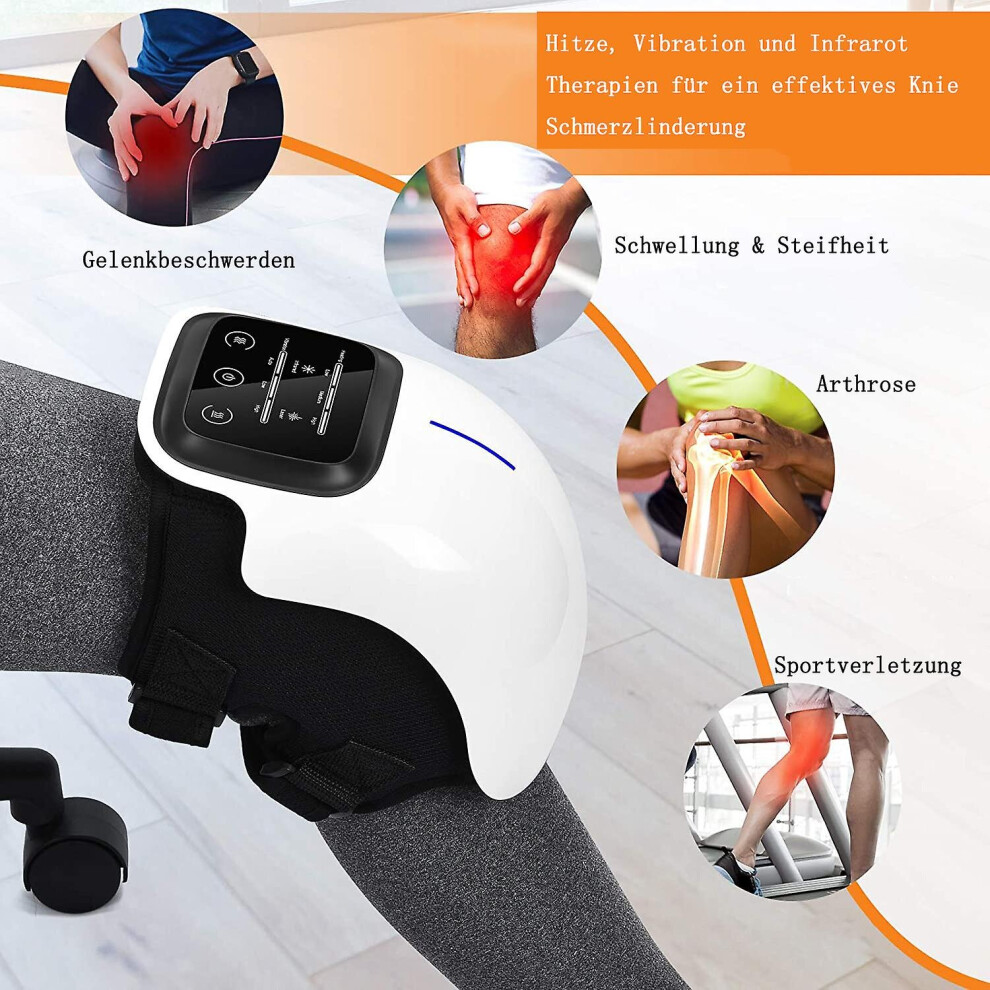 Cordless Knee Massager Powerful Battery Infrared Deep Heat For Knee Joint Pain Relief Laser