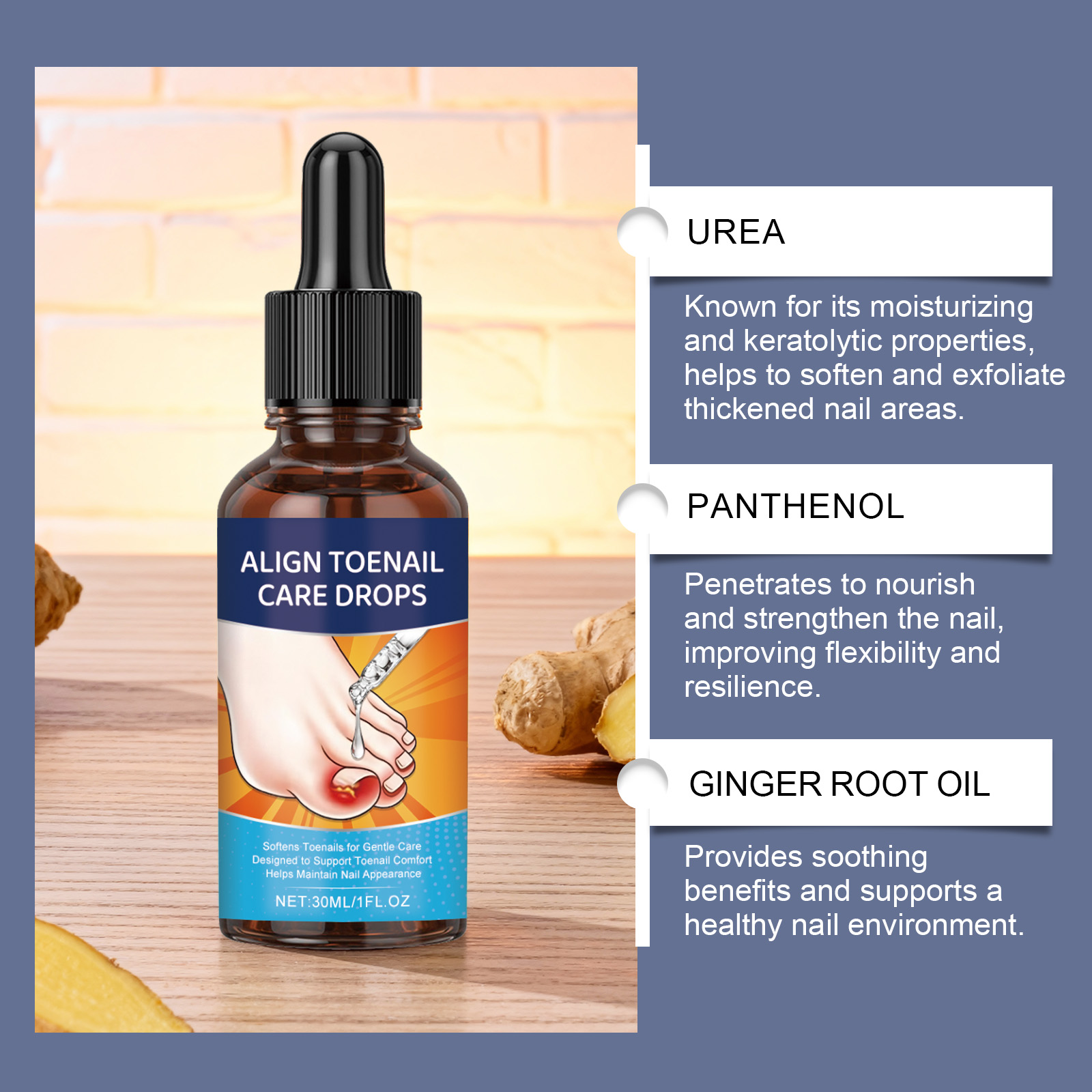 Toenail Drop - Ingrown Toenail Pain Reliever and Softener Kit for Men Women Toenail Corrector Drops