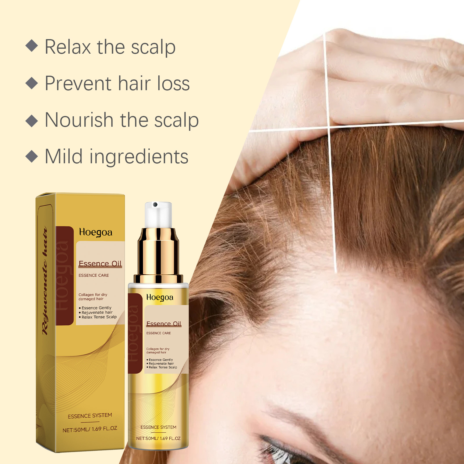 Hair Care Oils Keep Smoothing Deep Nourishing Repairing Damaged Oil Control Reducing Frizz Scalp Treatment Serum 50ml
