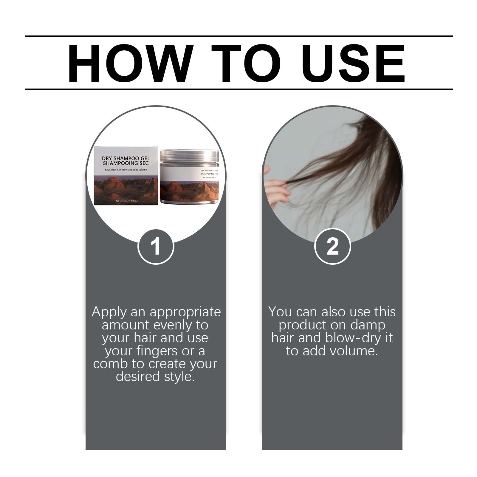 Dry Shampoo for Hair Cleaning Oil Control Matte Finish Dirt Remover Volume Hair Fluffy Fresh Castor Oil Dry Hair Shampoo Paste