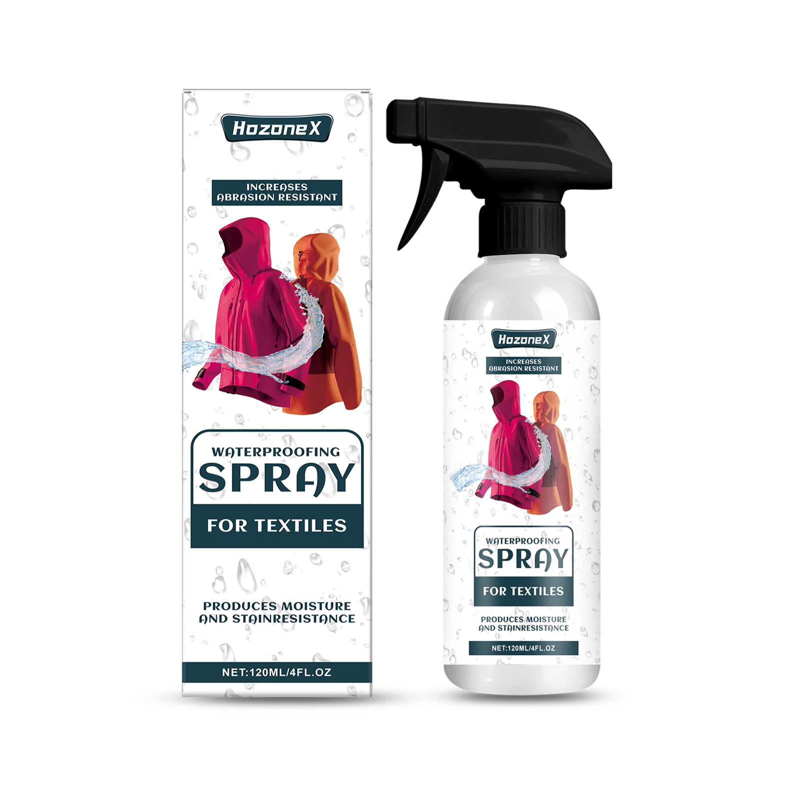 Waterproofing Spray For Textiles Quick Dry Anti Stain Anti Oil Dustproof for Clothes Shoes Sofa Curtain Fabric Long Lasting