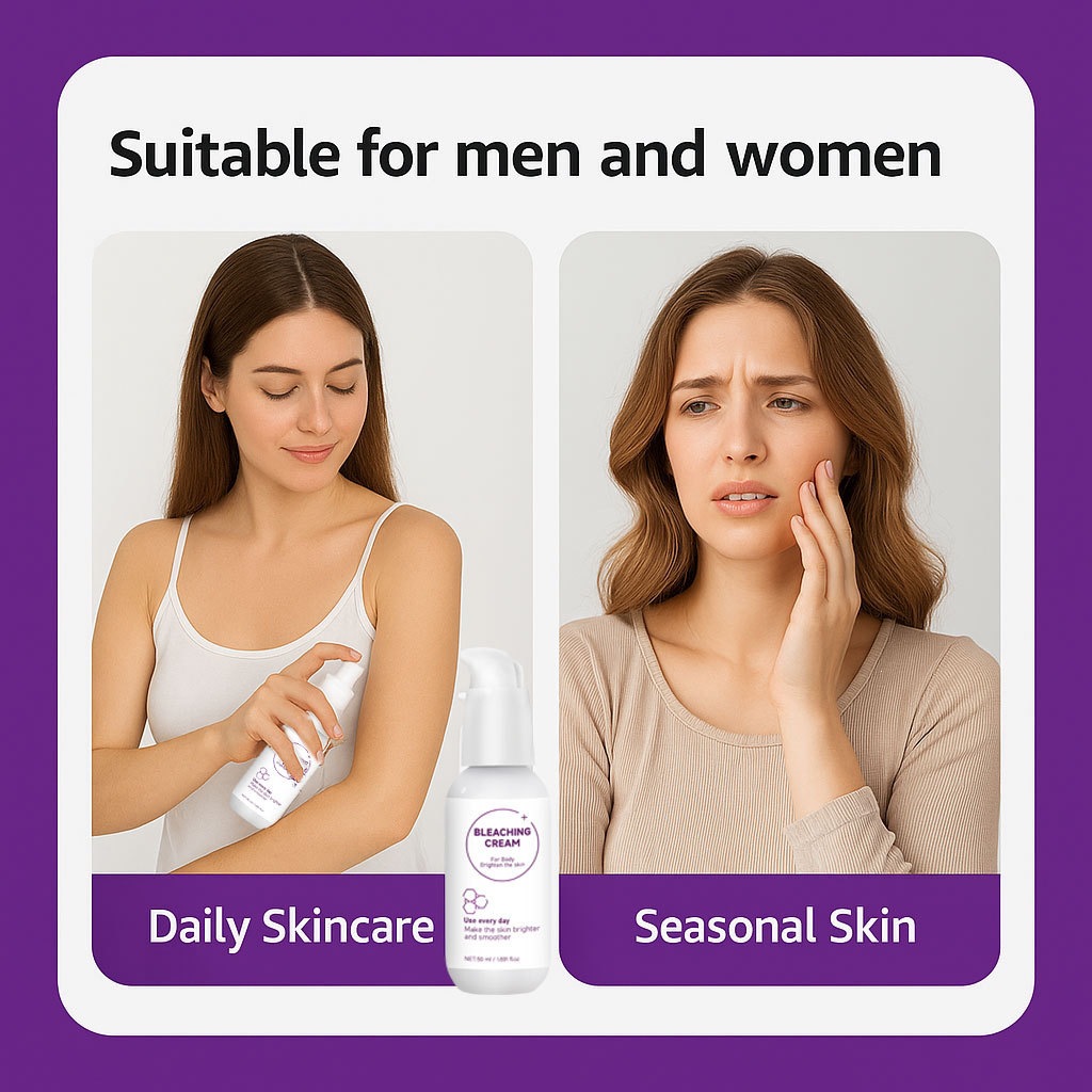 Body Brightening Cream For Even Skin Tone Hydrating And Softening Daily Body Moisturizer 50ml