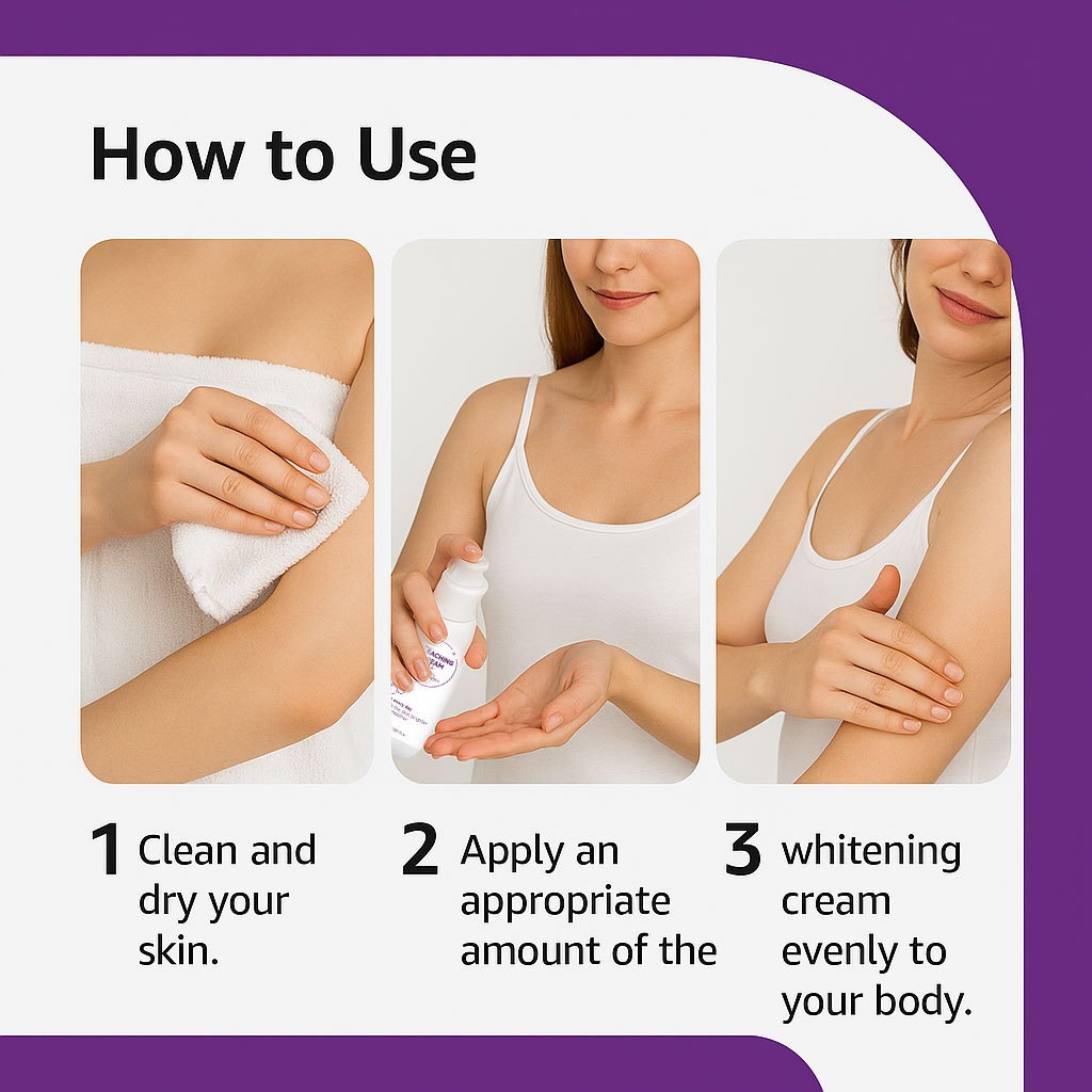 Body Brightening Cream For Even Skin Tone Hydrating And Softening Daily Body Moisturizer 50ml