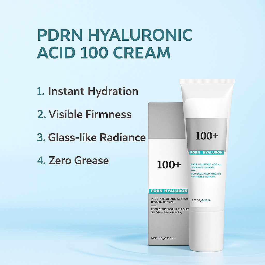 PDRN Hyaluronic Acid Face Cream Moisturizing Nourishing Skin Repairing Daily Facial Care