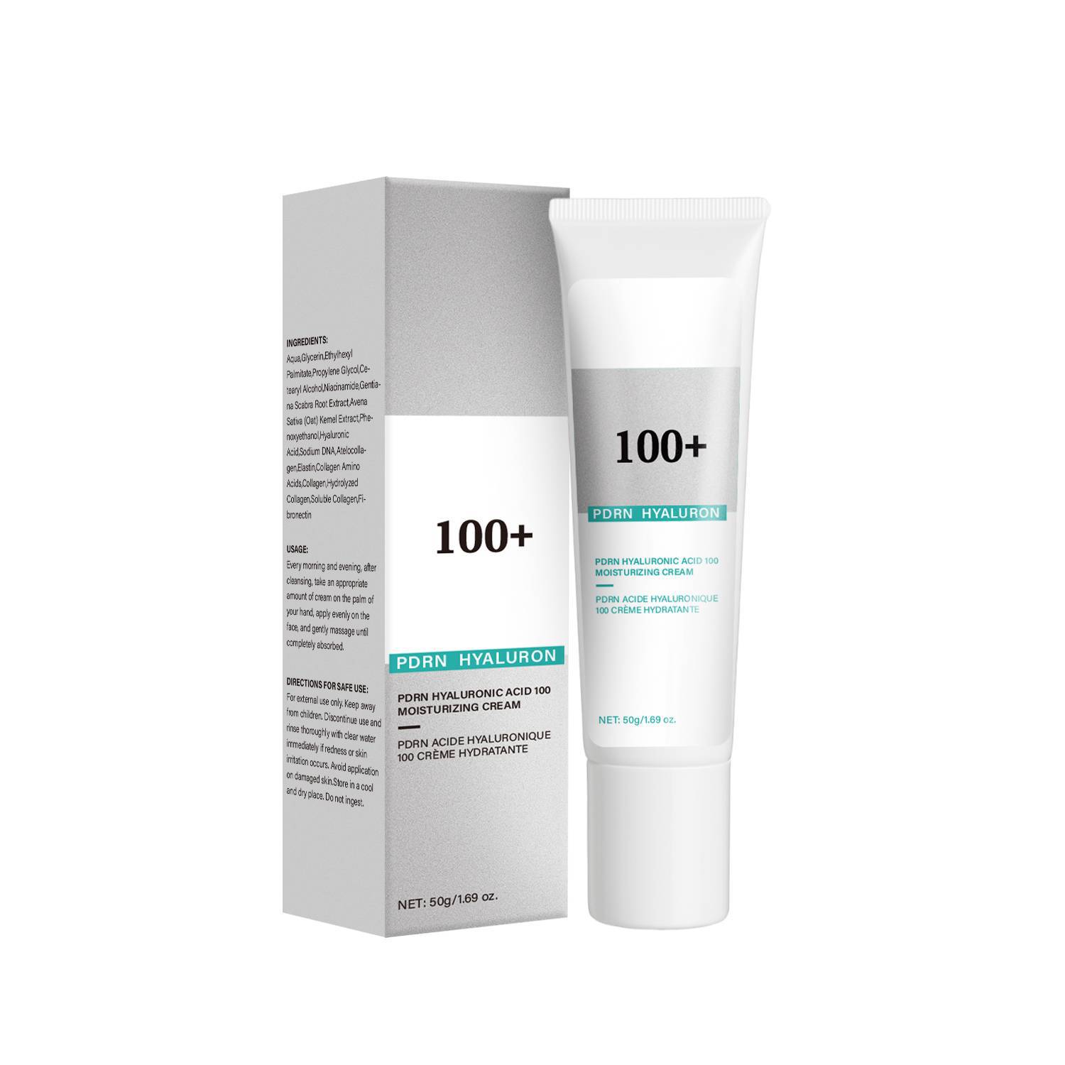 PDRN Hyaluronic Acid Face Cream Moisturizing Nourishing Skin Repairing Daily Facial Care