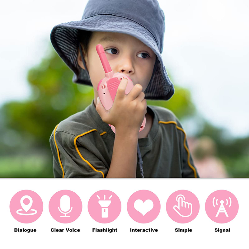 Walkie Talkies for Kids Toys Rechargeable Battery Walkie Talky 22 Channels 2 Way Radio 3KM Long Range for Children Gifts