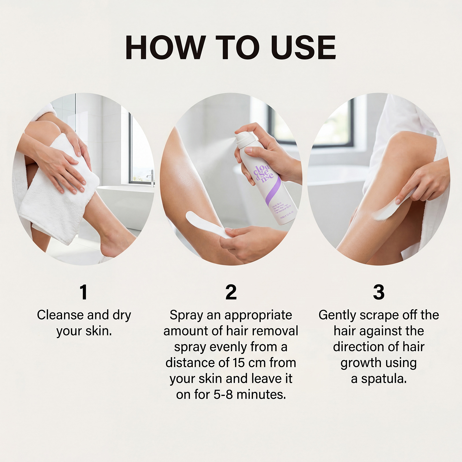 Mild Depilatory Spray Daily Skin Gentle Refreshing Whole Body Hair Removal Body Cleansing Portable Easy Operation Mist