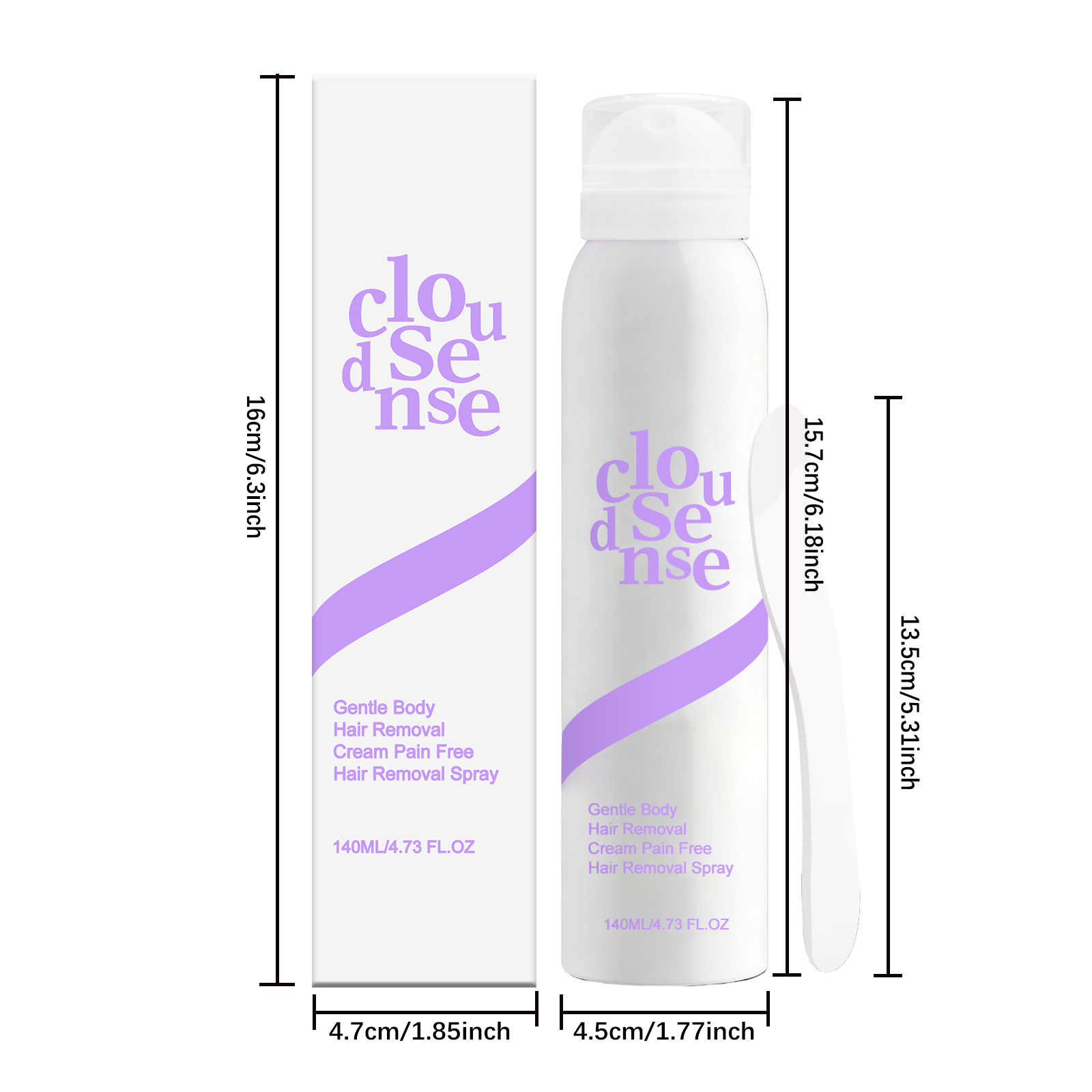 Mild Depilatory Spray Daily Skin Gentle Refreshing Whole Body Hair Removal Body Cleansing Portable Easy Operation Mist