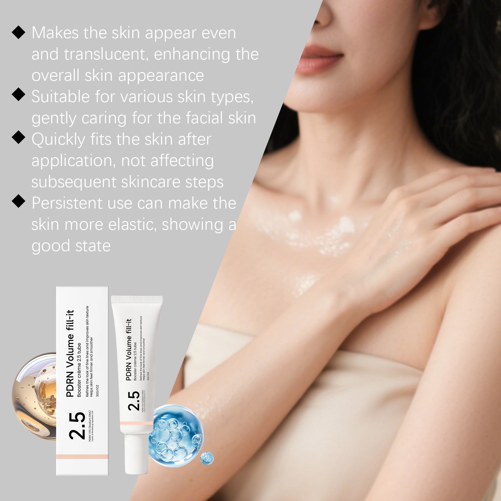 Facial Moisturizing Care Cream Light Texture Gentle Soft Tender Daily Skin Care For Face