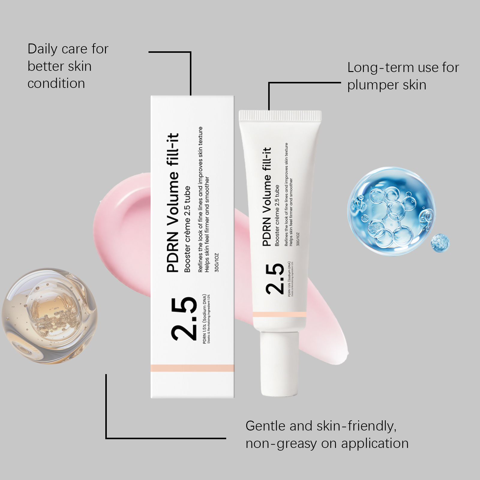 Facial Moisturizing Care Cream Light Texture Gentle Soft Tender Daily Skin Care For Face