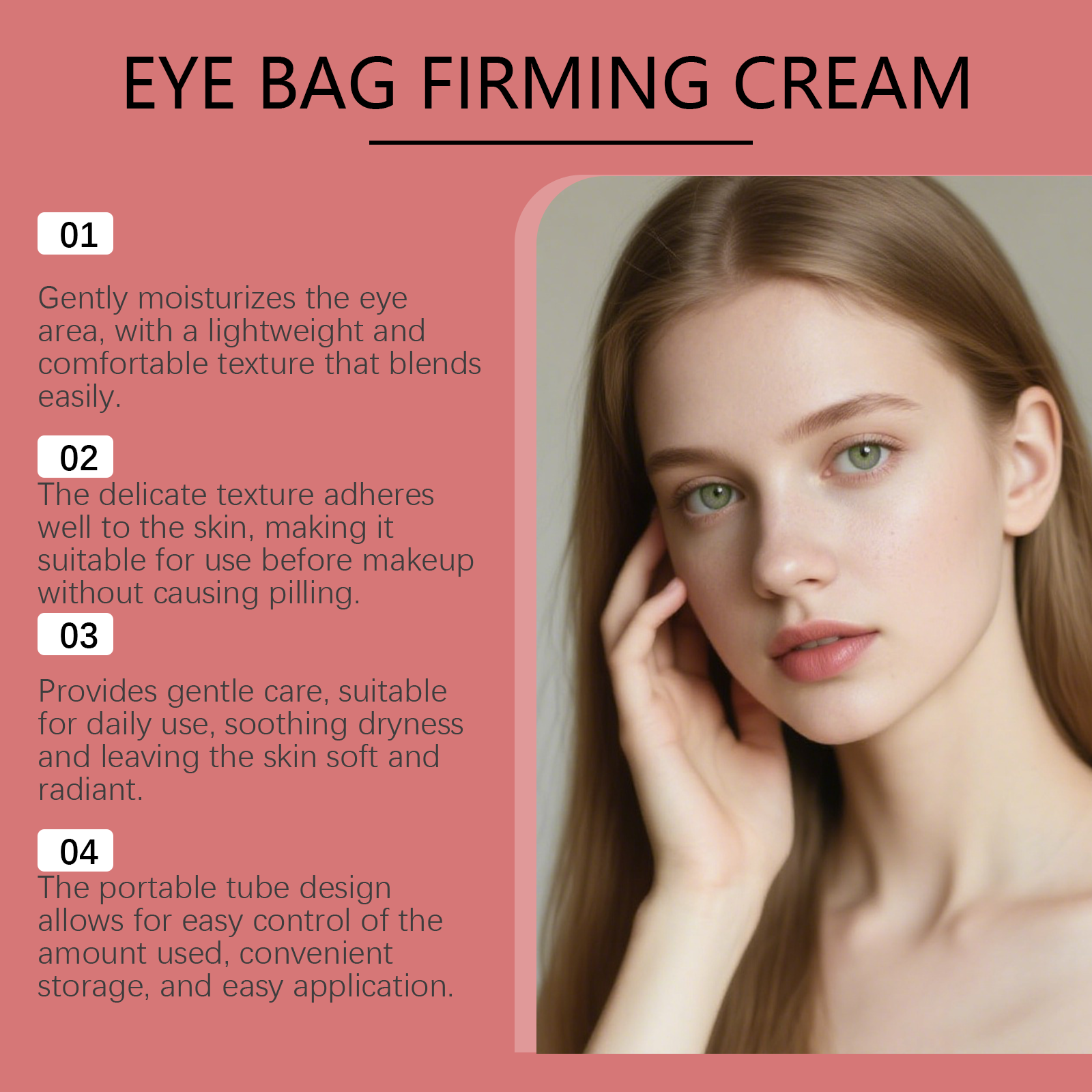 Moisturizing Eye Cream Comfortable Nourishing Daily Mild Hydrating Soft Care For Skin Around Eyes Smear