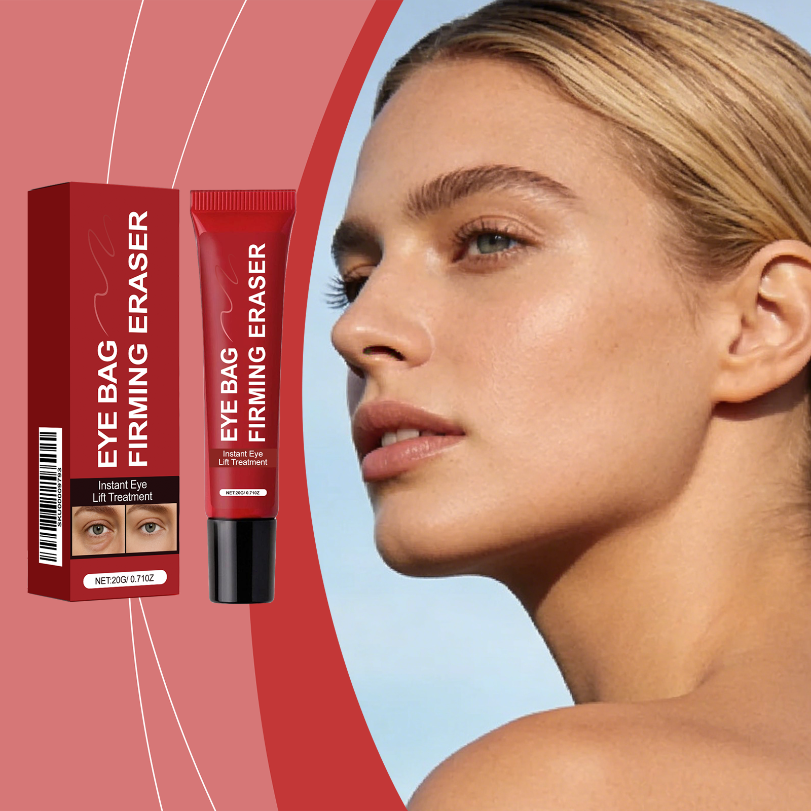 Moisturizing Eye Cream Comfortable Nourishing Daily Mild Hydrating Soft Care For Skin Around Eyes Smear