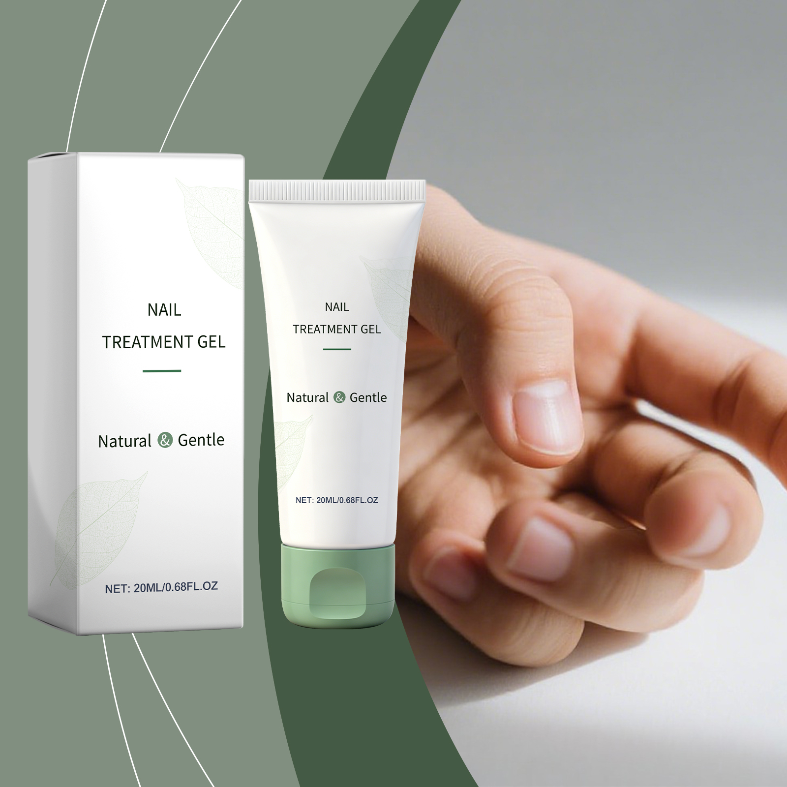 Nail Care Gel Moisturizing Cleansing Smoothing Surface Hand Nails Toe Nails Gentle Polishing Hydrating Cuticle Treatment