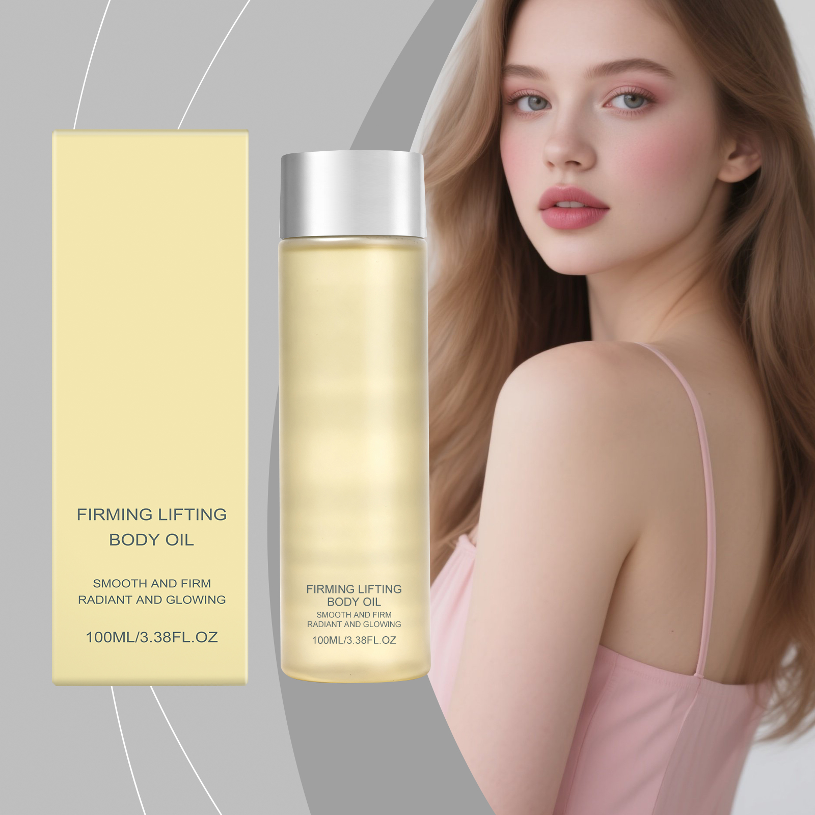 Body Skin Care Oil Mild Hydrating Moisturizing Gentle Lightweight Fast Absorb For External Skin Massage Application
