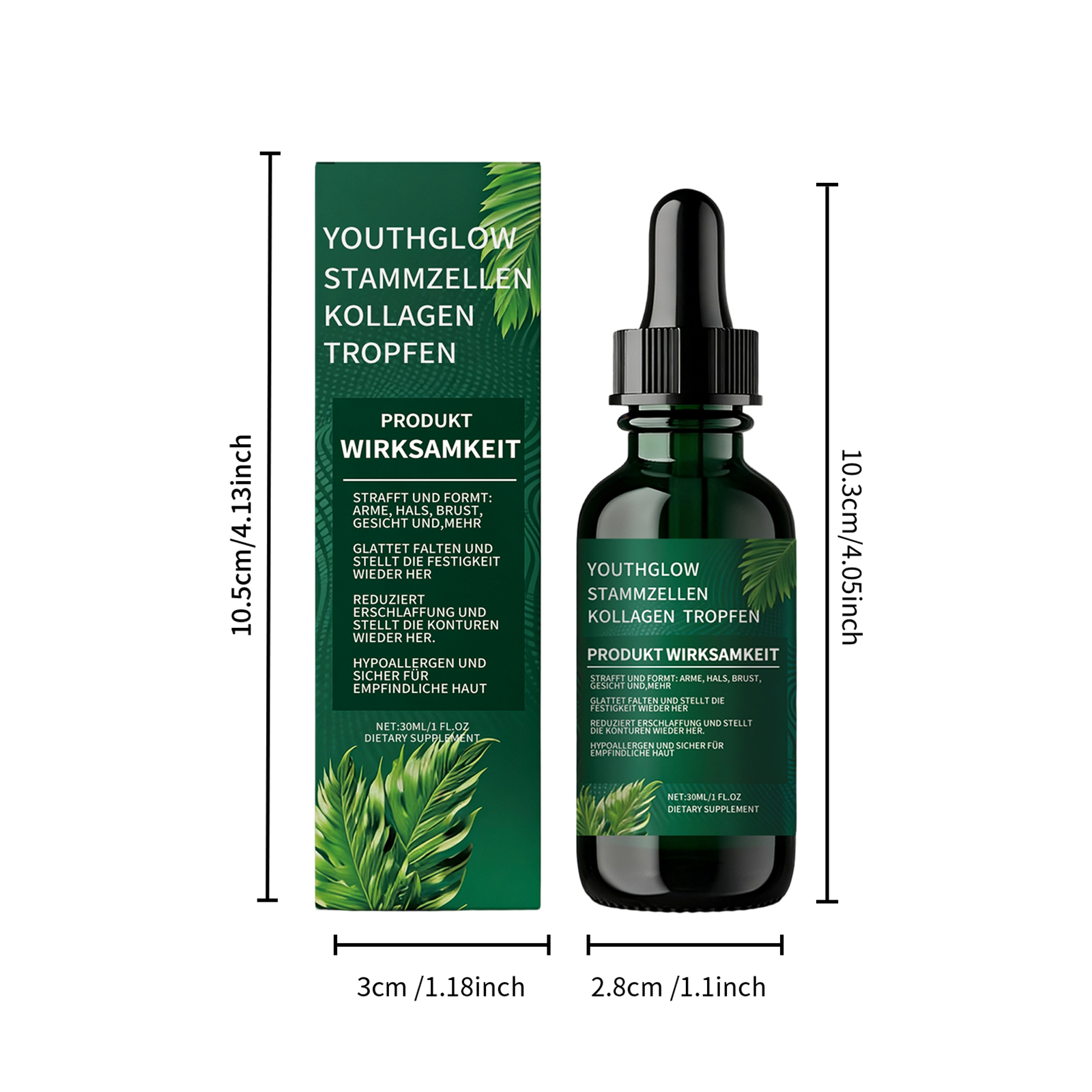 Body Care Drops Mild Easy Absorb Daily Nourishing Nutrient Supplement For Skin Hair Nails