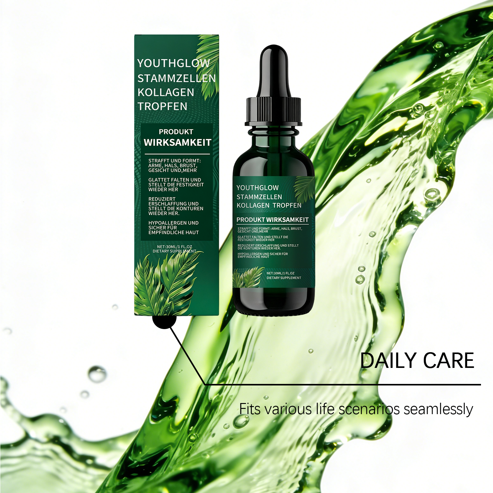 Body Care Drops Mild Easy Absorb Daily Nourishing Nutrient Supplement For Skin Hair Nails